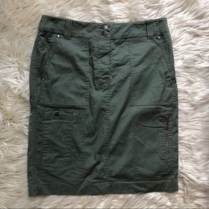 DKNY Army Green Skirt Size 2
